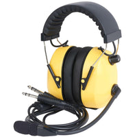 Wicom - Mono Aviation Headset, Black | AVHM10-BK