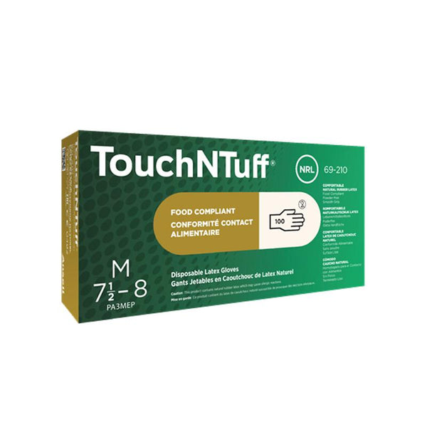 Ansell - TouchNTuff Latex Powdered Disposable Gloves | 69-210