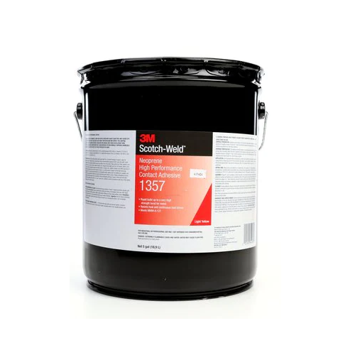 3M - Scotch-Weld 1357 Light Yellow Neoprene High Performance Contact Adhesive - Gallon Can | 021200-22586