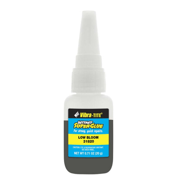 Vibra-Tite - 318 Low Odor & Low Bloom - Toughened Cyanoacrylate, 20gm