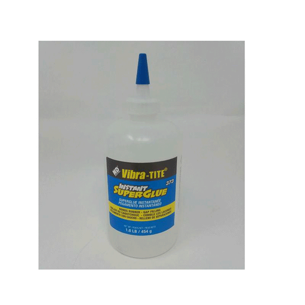 Vibra-Tite - 373 Rubber Bonder - Gap Filling Cyanoacrylate, 1lb