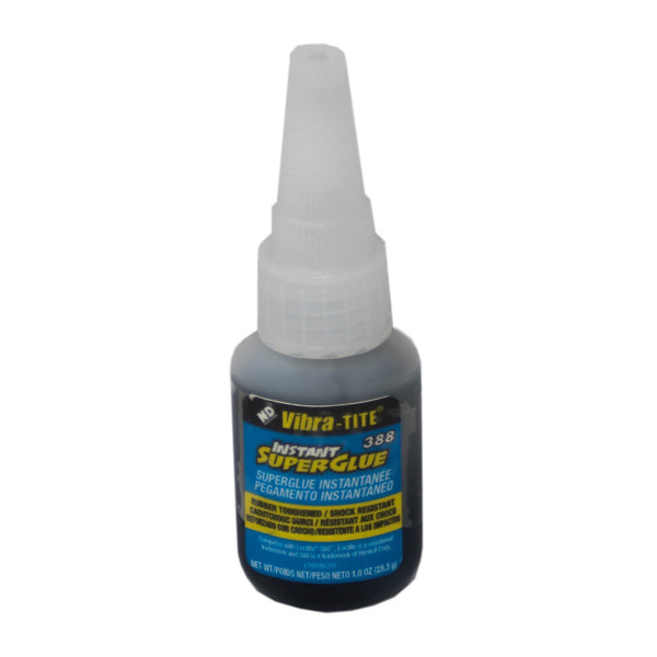 Vibra-Tite - 388 Rubber Toughened - Shock/Temp Resistant Cyanoacrylate, 1oz