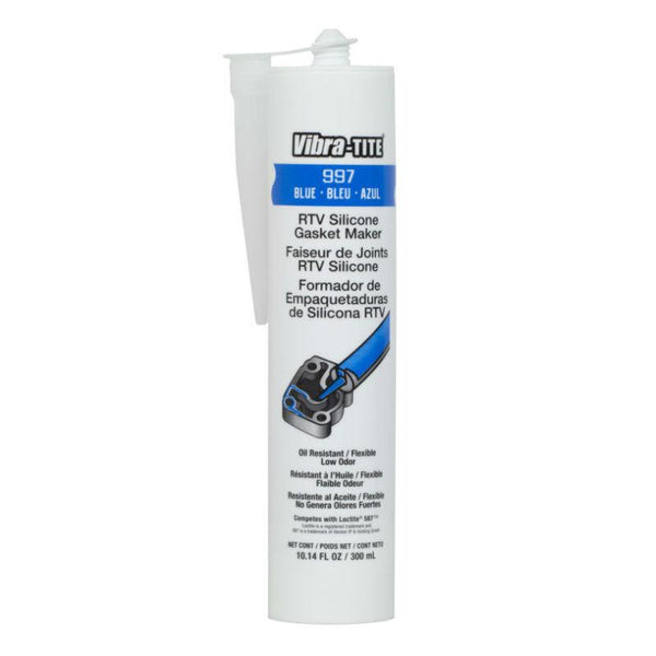 Vibra-Tite - 997 Blue RTV Gasket Maker Silicone, 300mL