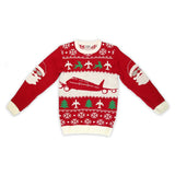 Aviation Ugly Christmas Sweater, Cleared For Christmas