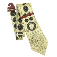 Museum Artifacts - Instruments of Flight Silk Tie | WMUS880