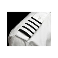 White Nylon on Navy Epaulets