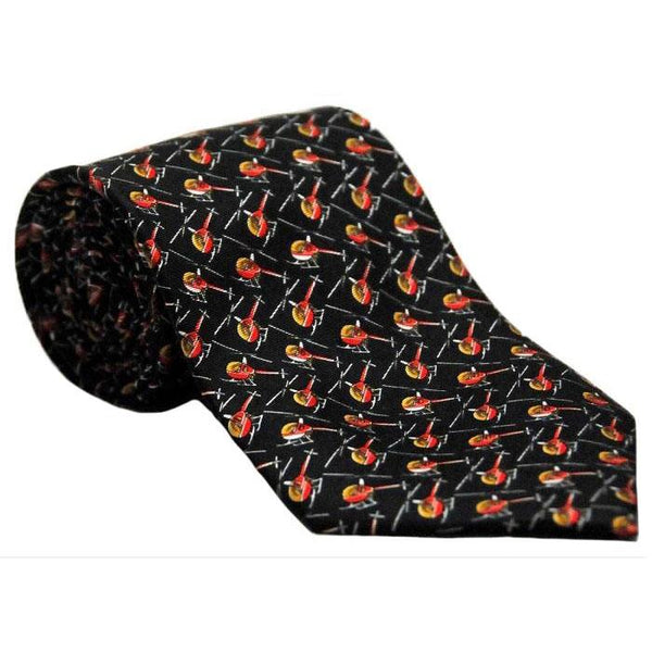 Aero Phoenix - Silk Twill Helicopter Tie