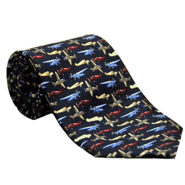 Aero Phoenix - Silk Twill Airplane Tie