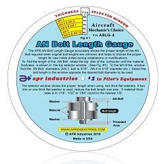 APR AN Bolt Length Gauge 4" | ABLG-4