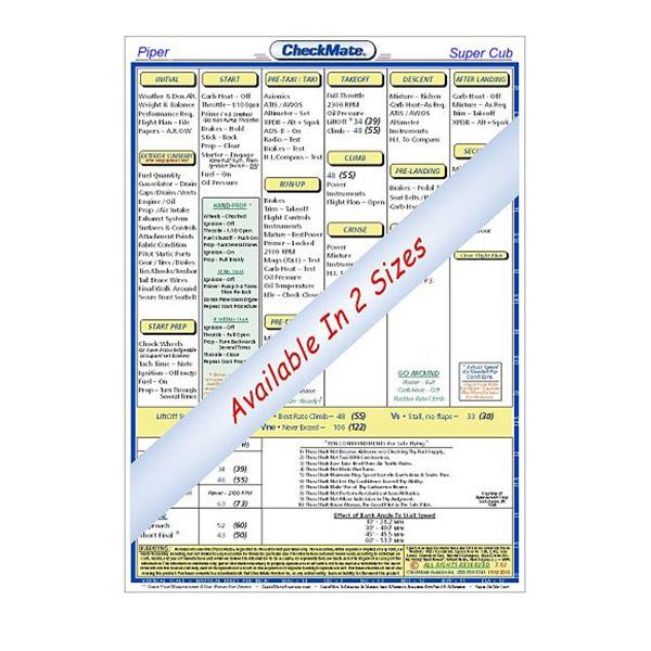 CheckMate - Piper Super Cub 1750 lb GW Checklist