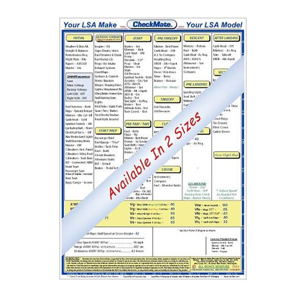 CheckMate - Flight Design CTLS (LSA) Light Sport Aircraft Checklist