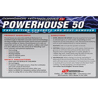 Powerhouse 50 - Concrete Remover Concentrate, 330gal | 22701-330