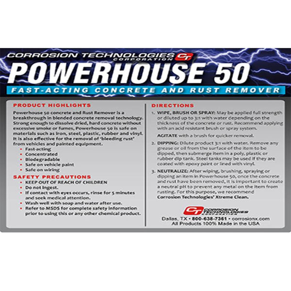 Powerhouse 50 - Concrete Remover Concentrate, 330gal | 22701-330