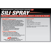 Sili Spray - Concrete Repellant Coating