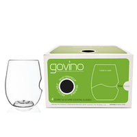 Govino - Festival Hand Wash 12oz White Wine Glasses - 4 Pack