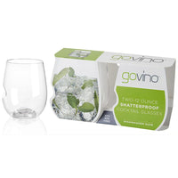 Govino - TopRack Dishwasher Safe 12oz White Wine Glasses - 2 Pack