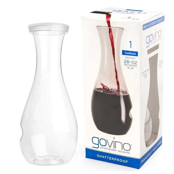 Govino - TopRack Dishwasher Safe 28oz Decanter with Lid