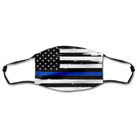 Distressed American Flag And Line Masks