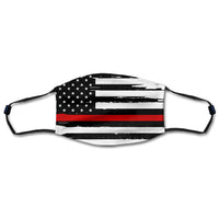 Distressed American Flag And Line Masks
