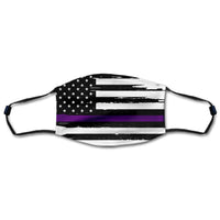 Distressed American Flag And Line Masks