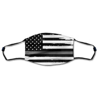 Distressed American Flag And Line Masks