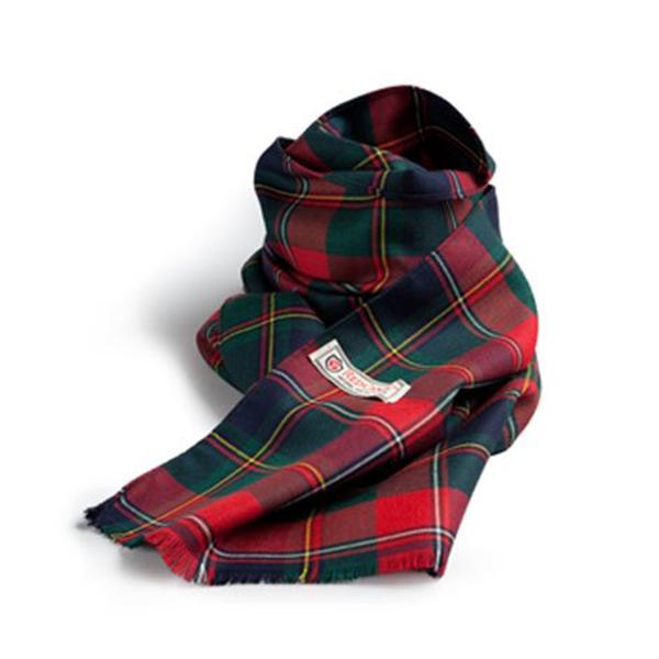 Red Canoe - Merino Wool Tartan Quebec Scarf | U-SCV-PQ-01