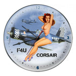 Vintage Signs - F-4U Corsair Nude 14in x 14in | C038