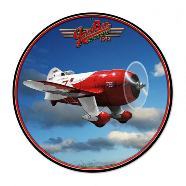 Vintage Signs - Gee Bee Racer 14in x 14in | LG153