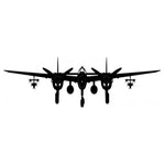 Vintage Signs - P-38 Lightning Plane 42in x 10in | PS382