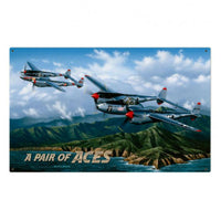 Vintage Signs - Pair Of Aces 36in x 24in | STK032