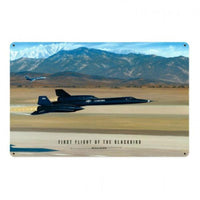 Vintage Signs - Flight Of The Blackbird 12in x 18in | STK103