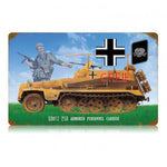 Vintage Signs - Troop Carrier 18in x 12in | V382