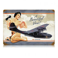 Vintage Signs - Pby Beautiful 12in x 18in | V631