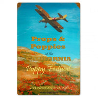 Vintage Signs - Poppy Festival 12in x 18in | VG015