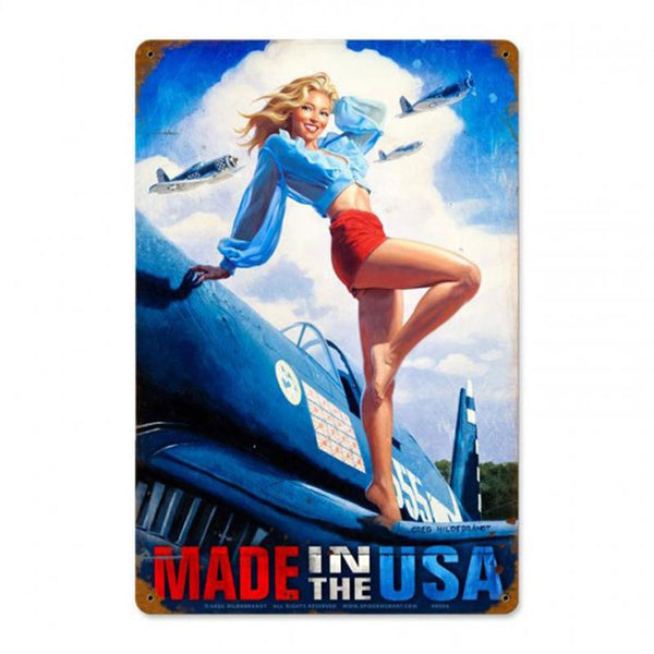 Vintage Signs - Made in the USA Sign | HB006