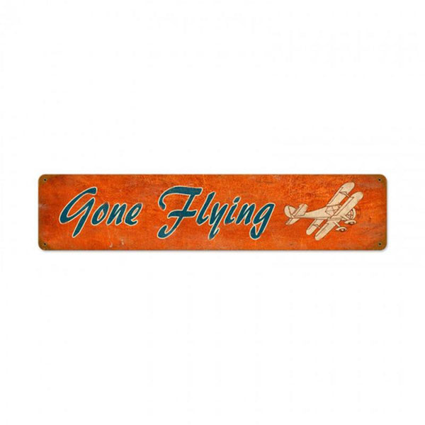 Vintage Signs - Gone Flying Sign | PTS339