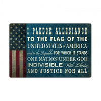 Vintage Signs - Pledge of Allegiance Sign | PTS488